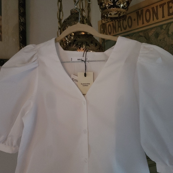 MNG by Mango Cotton Blouse - Picture 3 of 3
